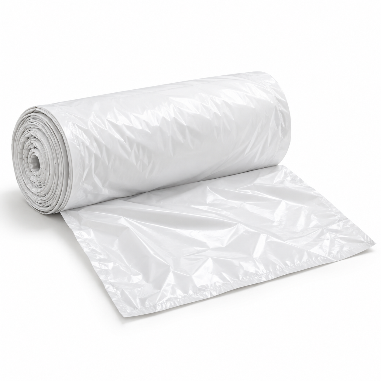 Trash Bags, 40-count, 30 gal, white